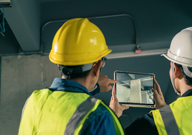 Digital technology in construction provides opportunities for sustainable procurement, enhancing safety and efficiency.